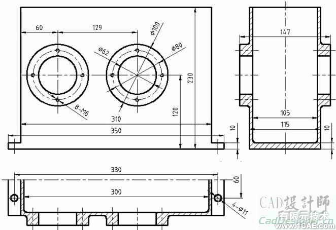 AutoCAD 2008 繪圖綜合實例